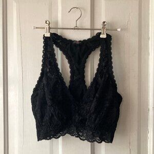 Cosabella Women's Never Say Never Curvy Racie Racerback Bralette Medium Black